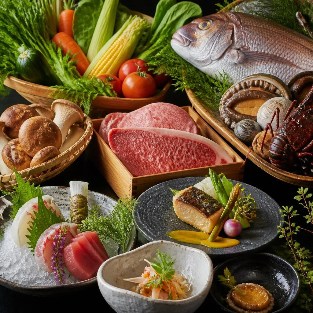 全国から集めた厳選食材